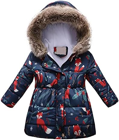 Dječje djece Dječje djevojke Zimska gusta topla kapuljača vjetrovita kaput od kaputa za odjeću djevojke srušene jakne