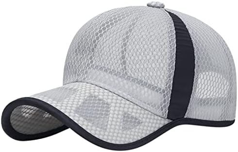 Poštujte šešire za muškarce Sun Hat Unisex mrežice MESH kape zakrpa Preporuke retro bejzbol kapa