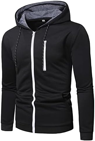 XXBR jakne s kapuljačom za muške, jesen zimski blok za patchwork dukserišta Sportski casual duksevi Outery Casform odijela Workout