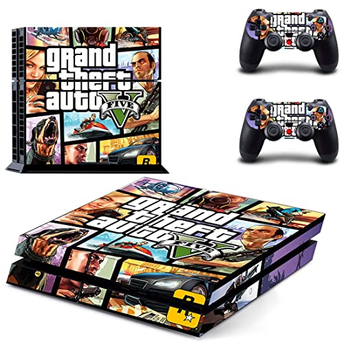 Za PS5 disk-igra Grand GTA krađe i Auto PS4 ili PS5 kože naljepnica za PlayStation 4 ili 5 konzola i kontroleri Decal Vinyl DUC-5432