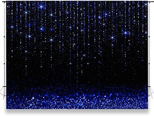 KUKUSOUL Glitter Bokeh pozadina Kraljevsko plava sjajna Bokeh tačke dekoracija vjenčanja fotografija pozadina 7x5ft Rođendanska zabava