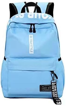 Predsjedavajući korejski ležerni ruksak Daypack bag laptop torba za torbu za knjige Školska torba za djevojke, plavo