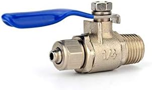 Kuglasti ventil Zatvori PE cijevni metalni kuglični ventil Ulazni prekidač za RO vode za pročišćivač za pročišćivač vode 1/4 '' BSP