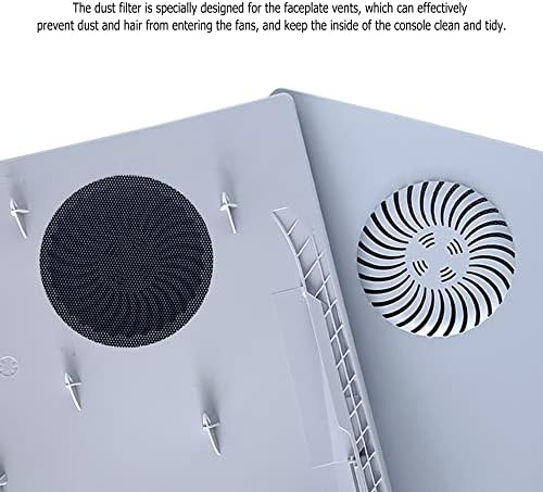 Filter za prašinu za PS5 ventilacione otvore za hlađenje prednje ploče DOBEWINGDELOU prilagođeni poklopac filtera otpornog na prašinu