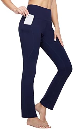 Baleaf yoga hlače sa džepovima za žene 29 / 32 ravna noga visoki struk slim slabe casual workout pantalone