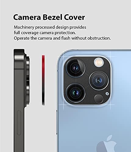 Ringke stil kamere kompatibilan sa iPhoneom 13 Pro Max, iPhoneom 13 Pro štitnikom za sočiva kamere, aluminijskim okvirom čvrstim zaštitnim