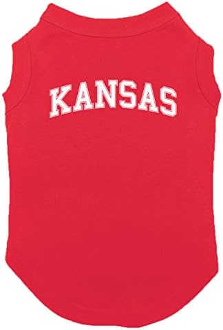 Kansas - Državna univerzitetska sportska košulja za pse