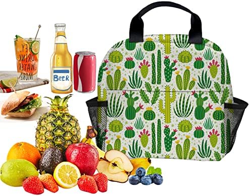 ARTYYBBG Cactus višekratna torba za ručak za žene i muškarce, modna izolacija kutija za ručak torbe za posao, piknik, školu ili putovanja