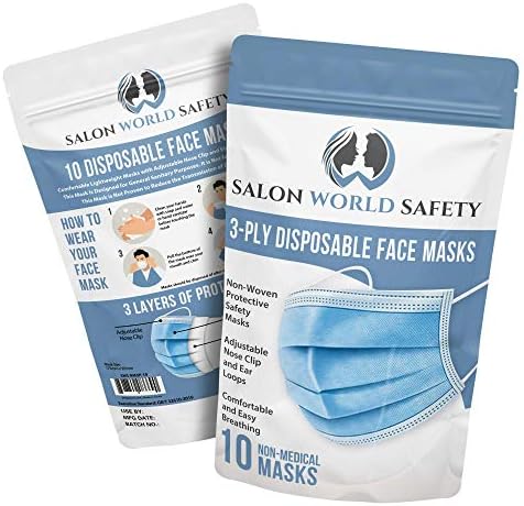 TCP Global Salon World Safety - sigurnosne maske za lice prozračne jednokratne LzO