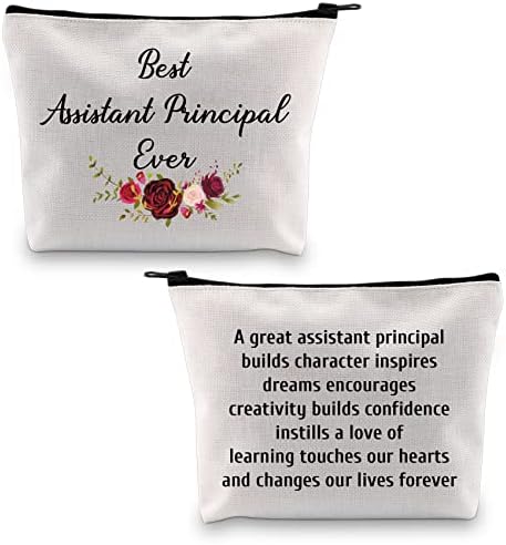 MNIGIU najbolja pomoćnica direktora ikada kozmetička torba za šminkanje Školska glavna zahvalnost poklon putna torbica sa patentnim
