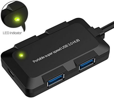 HelLäD 4-Port USB 3.0 Ultra Slim Data Hub za Macbook, Mac Pro / mini, iMac, Surface Pro, XPS, Notebook računar, USB fleš diskove,