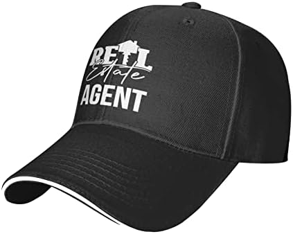 Realtor agent za nekretnine Broker Realtor Pokloni za žene Muškarci Tata Hat Baseball Cap Trucker Unisex Headwear Podesiv