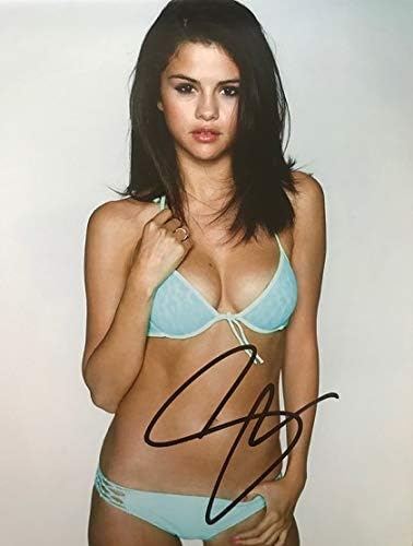 Uokvirena Selena Gomez autentični autogram sa certifikatom o autentičnosti