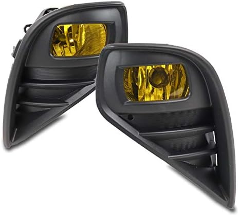 Zmautoparts Vožnja branika Svjetla za maglu Svjetske lampe W / BEZELS + prekidač + kabelski svežanj žuta kompatibilna sa 2020-2021 Toyota Highlander