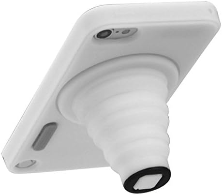 Asmyna Bijela Kamera Style Stand pastelni poklopac kože sa vezicom za iPod touch 5