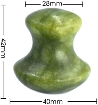 WTAIS prirodni zeleni žad gljiva oblik masaža kamena masažer za lice Meridian akupunktura struganje Spa kože Detox Beauty Tool 1kom