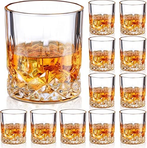 Mimorou 12 komada Old Fashioned Whiskey Glass 10 oz Bourbon Glass koktel naočare stijene naočare za viski burbon alkohol i koktel