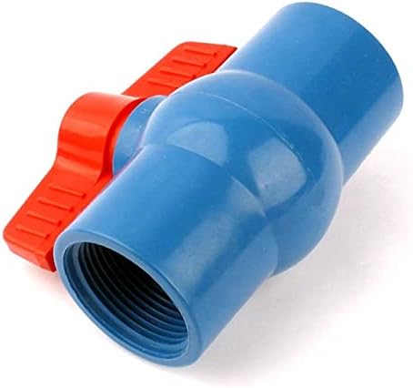 Koleso unutarnji dija. 1 1/4 Ženska / 40mm utičnica ravna korita kuglasti ventil crveni prekidač Kuglasti ventil plavi PVC ventil