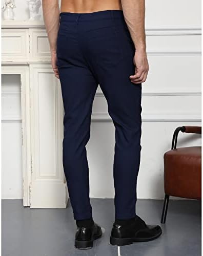 Angbater muške rasteretne hlače za golf pantalone Slim fit lagane vanjske radne ležerne pantalone sa džepovima