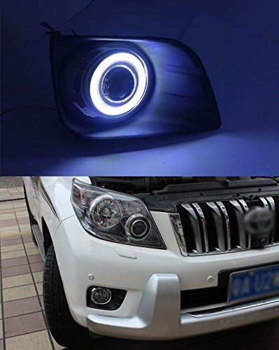 Auptech LED anđeoske oči DRL svjetla za maglu za 2010-2012 Toyota Land Cruiser Prado LC150 FJ150 J150