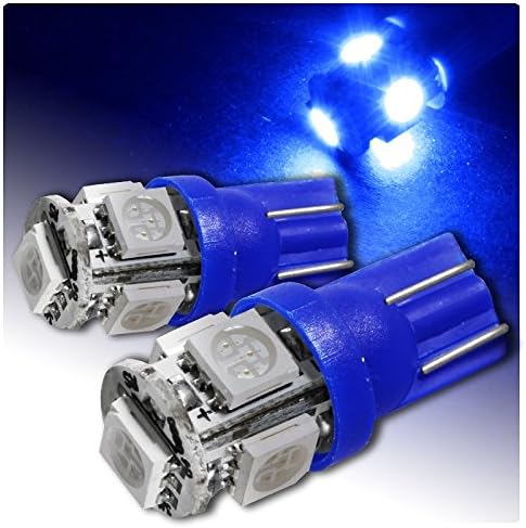 Igzakt Fit 10x 194 168 2825 T10 5-SMD plavi LED lampica za žarulje sijalice