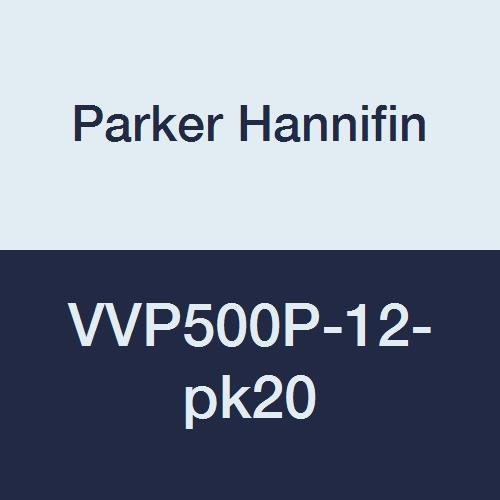 Parker Hannifin VVP500P-12-PK20 Industrijski kuglični ventil, PTFE brtvljenje, odzračena, zaključana ručka, inline, 3/4 ženska tema