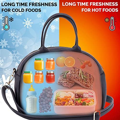 motheric Mona veganska kožna termo izolovana hladnjača slatka dizajnerska torba za ručak za žene-lonchera para mujer - Linch box -