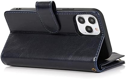Yagelang futrola za iPhone 14/14 Plus / 14 Pro / 14 Pro Max, izdržljiva PU kožna torbica sa patentnim zatvaračem velikog kapaciteta
