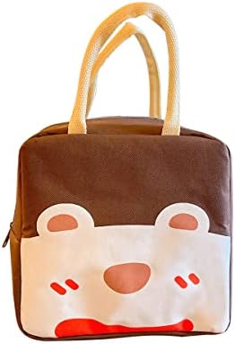 Kawaii torba za ručak slatka Anime izolovana Bento Cooler torba za višekratnu upotrebu tote torba za ručak za rad na pikniku pješačka