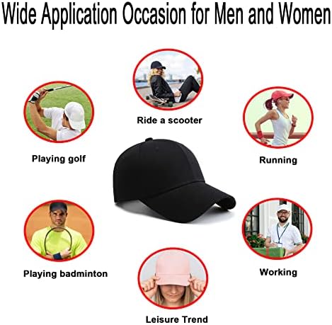 NPQQUAN Skriveni strukturirani prednji paneli Baseball Cap Golf Dad Trucker HATS za muškarce Žene