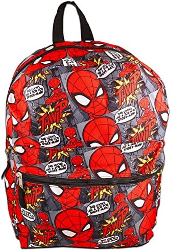 Spiderman ruksak i kutija za ručak za dečake Set - Spiderman ruksak za dečake 7-8 paket sa rancem, Spiderman torba za ručak, flaša