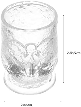 Hemoton čaša za naočare 2 Set kristalne čaše za viski kristalno kamenje debelo dno viski staromodni burbon za kućne kuhinjske poklone