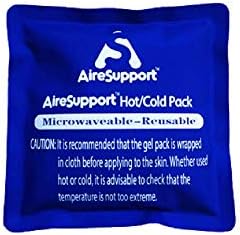 AireSupport toplo hladno pakovanje za višekratnu upotrebu - pakovanja gela za povrede leđa, ramena ili kolena-Naš paket leda u gelu idealna je alternativa tradicionalnim paketima leda-brzo ublažavanje bolova - toplo / hladno pakovanje je 6 x 6 inča