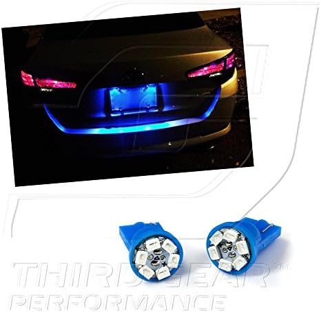 TGP T10 BLUE 6 LED SMD Licencne ploče za klin svjetlosni žarulje par 2003-2014 kompatibilan sa Honda pilotom