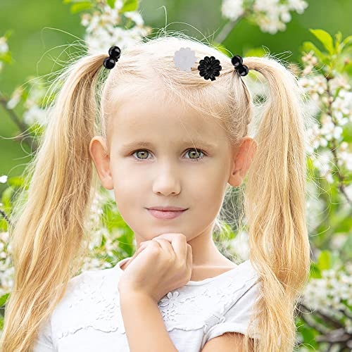 Yolev 72 komada Self šarke plastične ukosnice za kosu za djevojčice leptir mašne i cvjetne kopče za kosu slatke ukosnice za kosu 80-ih