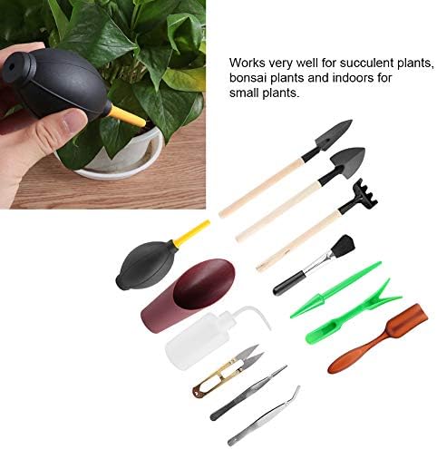 Set baštenskih alata, Set alata za saksije, baštenski alati, 13kom Bonsai Set alata, za baštenske Bonsai biljke na otvorenom sočne